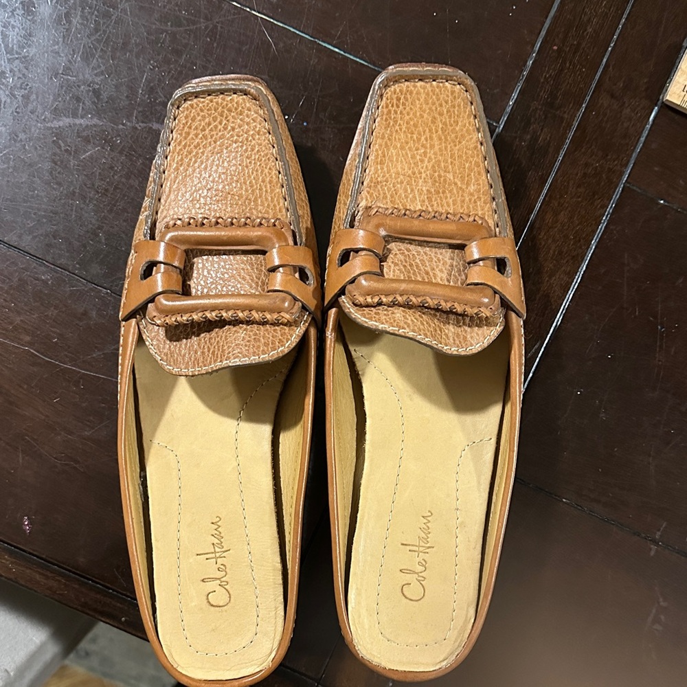 Cole Haan Men's Brown Leather Loafers